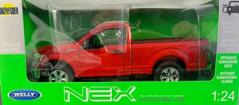 FORD F-150 Regular Cab 2015 model metal Welly 1:24 FORD F-150 Regular Cab 2015 model metal Welly 1:24