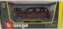 Fiat 500L red model 1:24 Bburago 22126