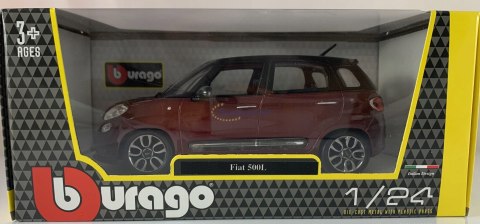 Fiat 500L red model 1:24 Bburago 22126 Fiat 500L red model 1:24 Bburago 22126
