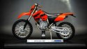 KTM 525 EXC motocykl model 1:18 Welly metalowy