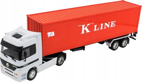 MERCEDES Actros ciągnik z naczepą TIR WELLY 1:32 MERCEDES Actros ciągnik z naczepą TIR WELLY 1:32