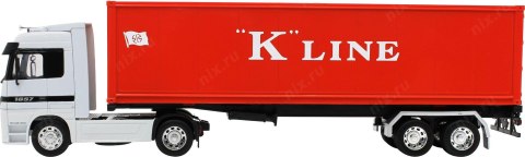 MERCEDES Actros ciągnik z naczepą TIR WELLY 1:32 MERCEDES Actros ciągnik z naczepą TIR WELLY 1:32
