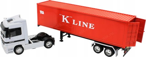 MERCEDES Actros ciągnik z naczepą TIR WELLY 1:32 MERCEDES Actros ciągnik z naczepą TIR WELLY 1:32