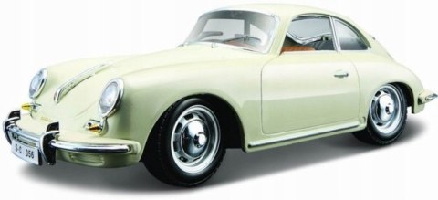 Porsche 356B coupe 1:24 ivory Bburago 22079 Porsche 356B coupe 1:24 ivory Bburago 22079