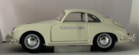 Porsche 356B coupe 1:24 ivory Bburago 22079 Porsche 356B coupe 1:24 ivory Bburago 22079