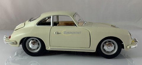 Porsche 356B coupe 1:24 ivory Bburago 22079 Porsche 356B coupe 1:24 ivory Bburago 22079