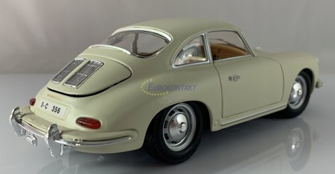 Porsche 356B coupe 1:24 ivory Bburago 22079 Porsche 356B coupe 1:24 ivory Bburago 22079