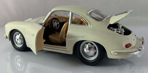 Porsche 356B coupe 1:24 ivory Bburago 22079 Porsche 356B coupe 1:24 ivory Bburago 22079