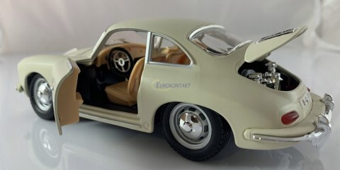 Porsche 356B coupe 1:24 ivory Bburago 22079 Porsche 356B coupe 1:24 ivory Bburago 22079