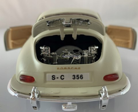 Porsche 356B coupe 1:24 ivory Bburago 22079 Porsche 356B coupe 1:24 ivory Bburago 22079
