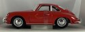 Porsche 356B coupe 1:24 red Bburago 22079