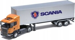 SCANIA R470 ciągnik z naczepą TIR model WELLY 1:32