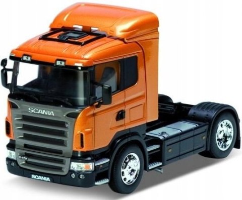 SCANIA R470 ciągnik z naczepą TIR model WELLY 1:32 SCANIA R470 ciągnik z naczepą TIR model WELLY 1:32