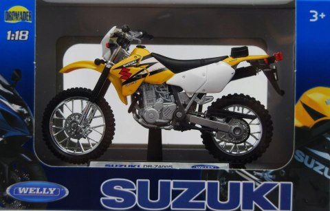 SUZUKI DR-Z400S model motocykl 1:18 Welly SUZUKI DR-Z400S model motocykl 1:18 Welly