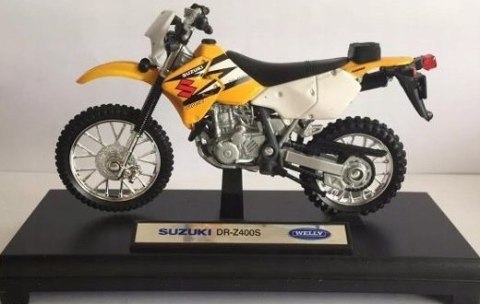 SUZUKI DR-Z400S model motocykl 1:18 Welly SUZUKI DR-Z400S model motocykl 1:18 Welly