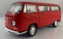 VW Volkswagen T2 1971 red model METAL WELLY 1:24