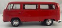 VW Volkswagen T2 1971 red model METAL WELLY 1:24