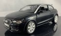 Audi A1 czarny 1:24 model metalowy Bburago 22127