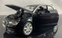 Audi A1 czarny 1:24 model metalowy Bburago 22127