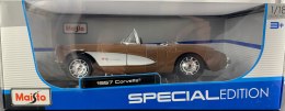 CHEVROLET CORVETTE 1957 1:18 model Maisto 31139