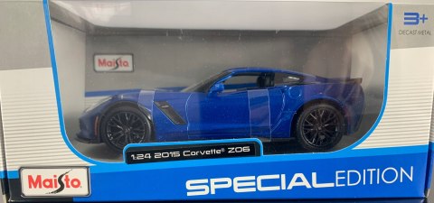 CORVETTE Z06 2015 1:24 blue model Maisto 31133 CORVETTE Z06 2015 1:24 blue model Maisto 31133