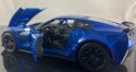 CORVETTE Z06 2015 1:24 blue model Maisto 31133