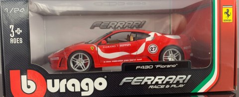 FERRARI F430 Fiorano red model Bburago 26009 FERRARI F430 Fiorano red model Bburago 26009