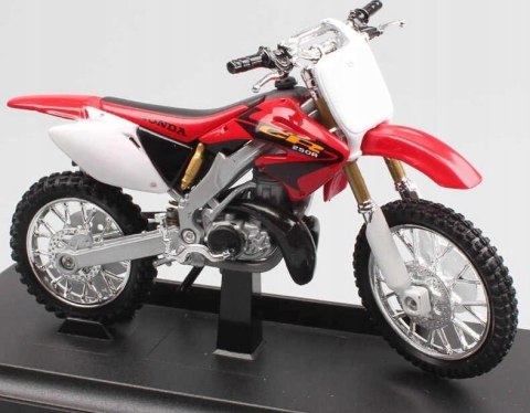 HONDA CR 250R motocykl model 1:18 Welly metalowy HONDA CR 250R motocykl model 1:18 Welly metalowy