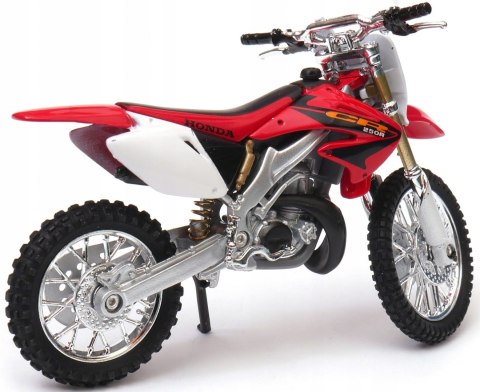 HONDA CR 250R motocykl model 1:18 Welly metalowy HONDA CR 250R motocykl model 1:18 Welly metalowy