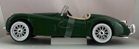 JAGUAR XK 120 roadster 1951 green Bburago 22018 JAGUAR XK 120 roadster 1951 green Bburago 22018