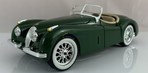 JAGUAR XK 120 roadster 1951 green Bburago 22018 JAGUAR XK 120 roadster 1951 green Bburago 22018