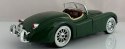 JAGUAR XK 120 roadster 1951 green Bburago 22018