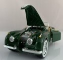 JAGUAR XK 120 roadster 1951 green Bburago 22018