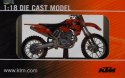 KTM 450 SX Racing model 1:18 Welly metalowy