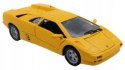 LAMBORGHINI DIABLO yellow MODEL METAL WELLY 1:24