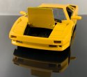 LAMBORGHINI DIABLO yellow MODEL METAL WELLY 1:24