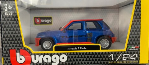 Renault 5 Turbo blue-red model Bburago 21088 Renault 5 Turbo blue-red model Bburago 21088