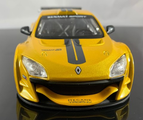 Renault Megane Trophy yellow model Bburago 22115 Renault Megane Trophy yellow model Bburago 22115
