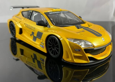 Renault Megane Trophy yellow model Bburago 22115 Renault Megane Trophy yellow model Bburago 22115