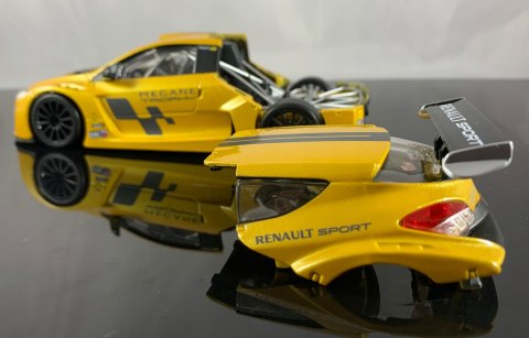 Renault Megane Trophy yellow model Bburago 22115 Renault Megane Trophy yellow model Bburago 22115