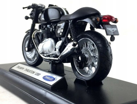 TRIUMPH Thruxton 1200 motocykl model 1:18 Welly TRIUMPH Thruxton 1200 motocykl model 1:18 Welly