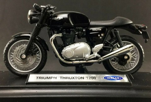 TRIUMPH Thruxton 1200 motocykl model 1:18 Welly TRIUMPH Thruxton 1200 motocykl model 1:18 Welly