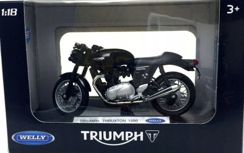 TRIUMPH Thruxton 1200 motocykl model 1:18 Welly TRIUMPH Thruxton 1200 motocykl model 1:18 Welly