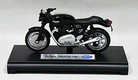 TRIUMPH Thruxton 1200 motocykl model 1:18 Welly TRIUMPH Thruxton 1200 motocykl model 1:18 Welly