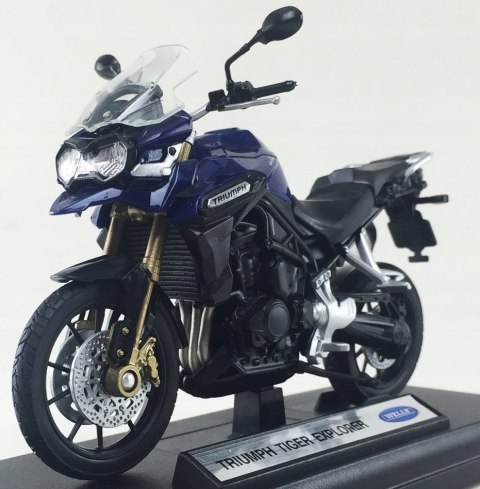 TRIUMPH Tiger Explorer motocykl model 1:18 Welly TRIUMPH Tiger Explorer motocykl model 1:18 Welly
