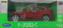 BMW X6 5.0 xDrive E71 red model Welly 1:24