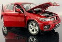 BMW X6 5.0 xDrive E71 red model Welly 1:24