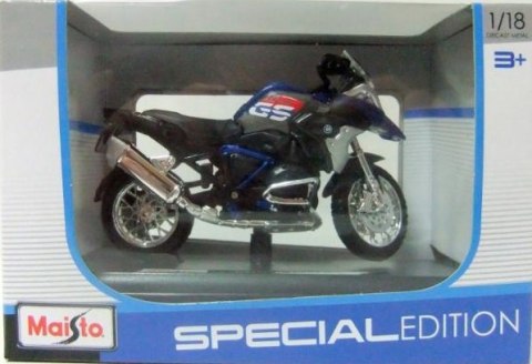BMW R 1200 GS 2017 na podstawce model 1:18 Maisto BMW R 1200 GS 2017 na podstawce model 1:18 Maisto