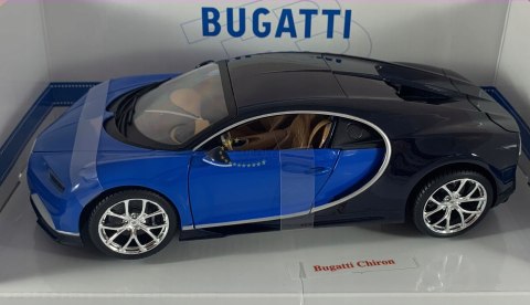 BUGATTI Chiron 1:18 blue model BBurago 11040 BUGATTI Chiron 1:18 blue model BBurago 11040