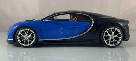 BUGATTI Chiron 1:18 blue model BBurago 11040 BUGATTI Chiron 1:18 blue model BBurago 11040